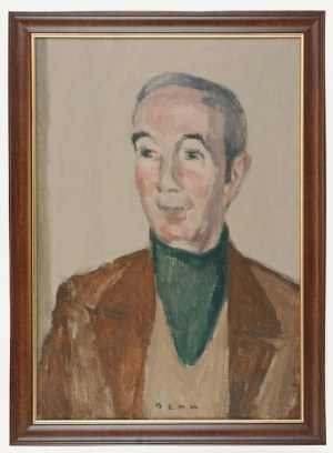 Bencion RABINOWICZ - BENN (1905-1989), Mężczyzna w zielonym golfie