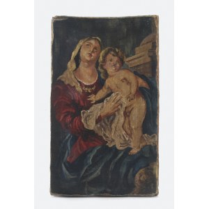 Malarz nieokreślony, XIX w., Matka Boska z Dzieciątkiem