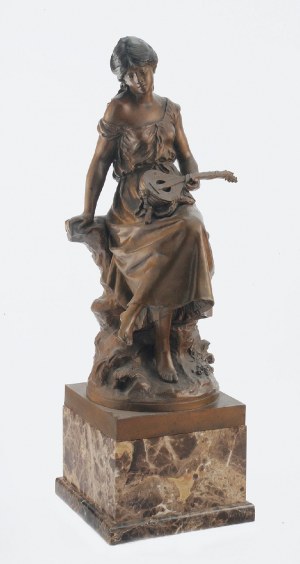 Auguste MOREAU (1834-1917), Dziewczyna z mandoliną
