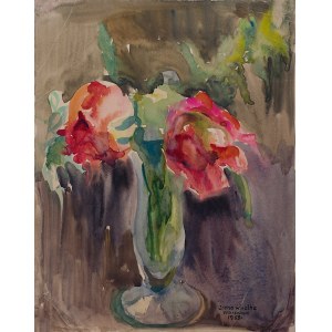 Irena Knothe (1904-1987), Roses, 1958