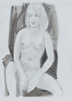 Waclaw Siemi±tkowski, Nude, 1960s.