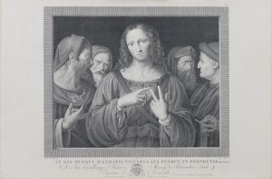 Leonardo da Vinci, Pietro Ghigi, Jezus wśród lekarzy, Włochy, przełom XVIII/XIX w.