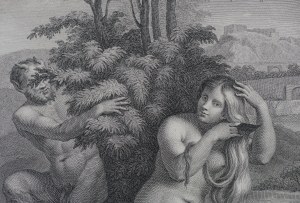 Rafael Santi, Angelus Campanella, Pan i nimfa, Włochy, przełom XVIII/XIX w.