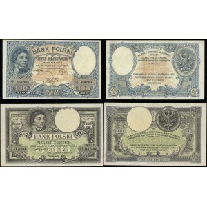 Poland, set: 100 zlotys and 500 zlotys, 28.02.1919