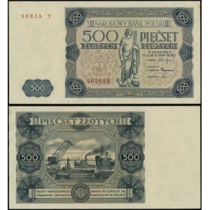 Poland, 500 zloty, 15.07.1947