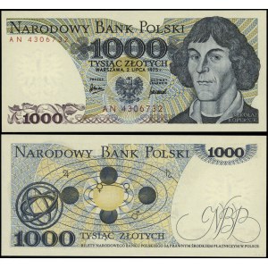 Poland, 1,000 zloty, 2.07.1975