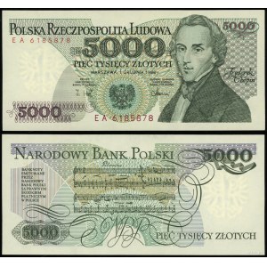 Polska, 5.000 złotych, 1.12.1988