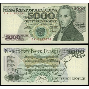 Poland, 5,000 zloty, 1.12.1988
