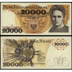 Poľsko, 20 000 PLN, 1.02.1989