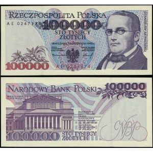 Polska, 100.000 złotych, 16.11.1993