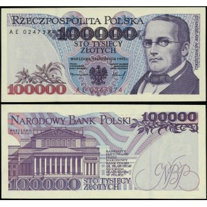 Poľsko, 100 000 PLN, 16.11.1993