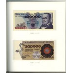 Polska, zestaw banknotów obiegowych PRL - banknoty polskie, 1975-1996