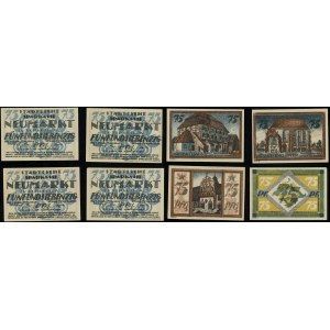 Silesia, set: 4 x 75 fenigs, 10.10.1921