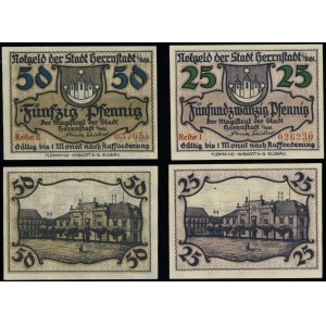 Silesia, set: 25 and 50 fenigs, no date