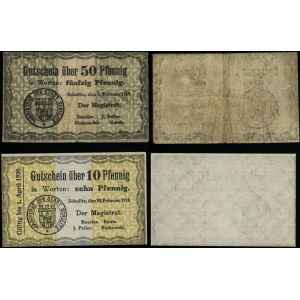 Greater Poland, set: 10 fenigs and 50 fenigs, 23.02.1918 and 5.02.1919
