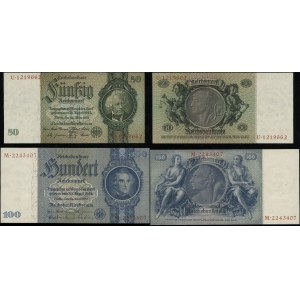 Germany, set: 50 and 100 marks, 1933-1935