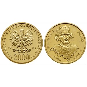 Poland, 2,000 zloty, 1981, Warsaw