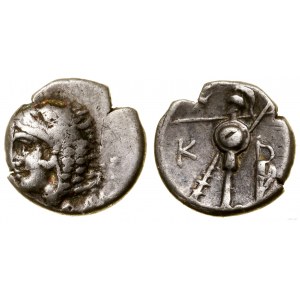 Grécko a posthelenistické obdobie, obol, 4. storočie pred n. l.