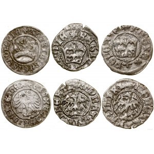 Poland, set: 3 x half-penny (various rulers)