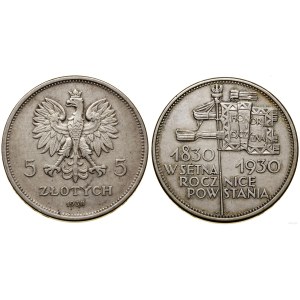 Polsko, 5 zlotých, 1930, Varšava