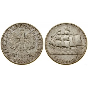 Polen, 5 Zloty, 1936, Warschau