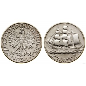 Poľsko, 2 zloté, 1936, Varšava