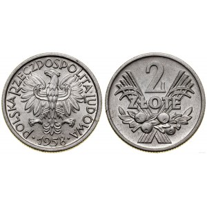 Poľsko, 2 zloté, 1958, Varšava