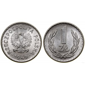 Polska, 1 złoty, 1949, Warszawa