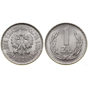 Polska, 1 złoty, 1971, Warszawa