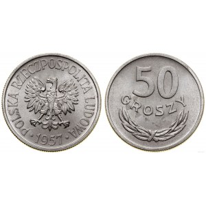 Poľsko, 50 groszy, 1957, Varšava