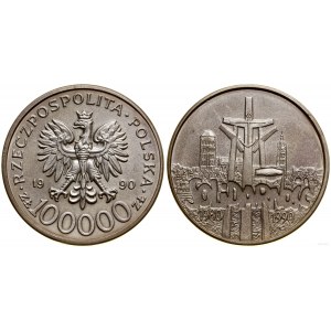 Polska, 100.000 złotych, 1990, USA