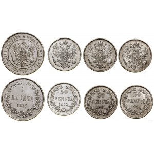 Finland, set of 4 coins, Helsinki