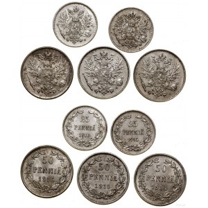 Finlandia, zestaw 5 monet, Helsinki