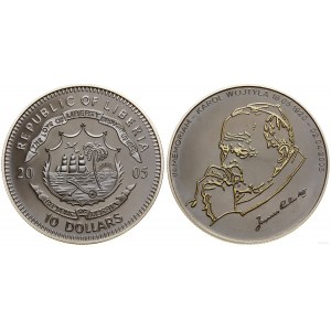 Liberia, $10, 2005
