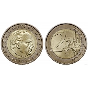 Monako, 2 euro, 2001, Paryż