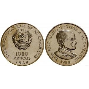 Mosambik, 1 000 meticali, 1988