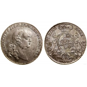 Německo, 2/3 tolaru (gulden), 1767 FU, Kassel