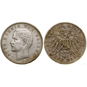 Germany, 5 marks, 1913 D, Munich