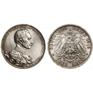 Niemcy, 3 marki, 1913 A, Berlin