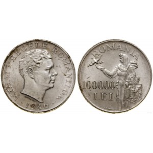 Romania, 100,000 lei, 1946, Bucharest