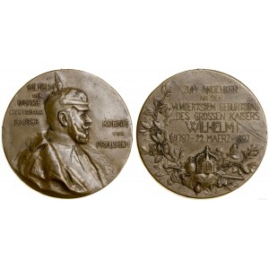 Nemecko, medaila k storočnici (Zentenarmedaille), 1897
