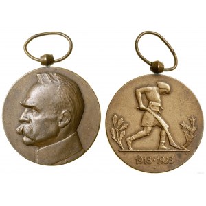 Polen, Medaille zum zehnten Jahrestag der Wiedererlangung der Unabhängigkeit, 1928, Warschau