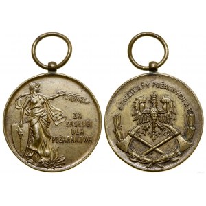 Poland, Bronze Medal For Meritorious Service to Fire Fighting, 1926-1939