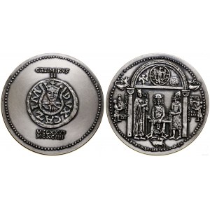 Polen, Medaille aus der königlichen Serie PTAiN - Kazimierz Sprawiedliwy, 1984, Warschau