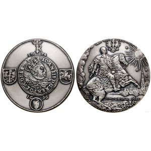 Polen, Medaille aus der königlichen Serie PTAiN - Jan III Sobieski, 1981, Warschau