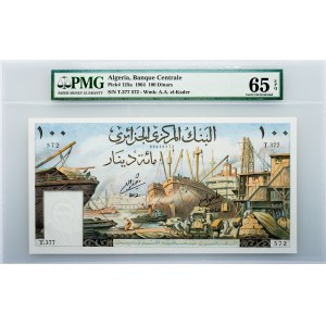 Algeria, 100 Dinars 1964, PMG - Gem Uncirculated 65 EPQ