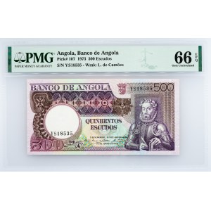 Angola, 500 Escudos 1973, PMG - Gem Uncirculated 66 EPQ