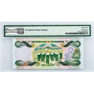 Bahamas, 1 Dollar 2001, PMG - Superb Gem Unc 67 EPQ