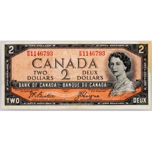 Canada, 2 Dollars 1954