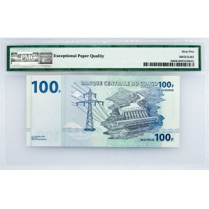 Congo Democratic Republic, 100 Francs 2000, PMG - Gem Uncirculated 65 EPQ